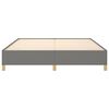 vidaXL Bed Frame without Mattress Dark Grey 183x203 cm King Fabric