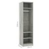 vidaXL Wardrobe Concrete Grey 50x50x200 cm Engineered Wood