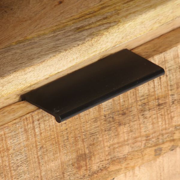 vidaXL Bedside Cabinet 40x30x50 cm Rough Mango Wood