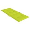 vidaXL Garden Highback Chair Cushions 4 pcs Bright Green 120x50x3 cm Fabric