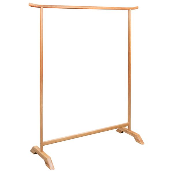 vidaXL Clothes Rack 125x150 cm Solid Oak Wood