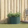 vidaXL Garden Raised Bed Green 80 x 80 x 44 cm Steel