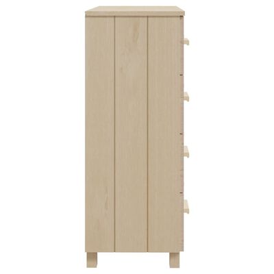vidaXL Sideboard HAMAR Honey Brown 79x40x103.5 cm Solid Wood Pine