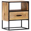 vidaXL Nightstand 40x30x50 cm Solid Mango Wood