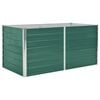 vidaXL Raised Garden Bed | Green | Galvanised Steel | 160x80x77 cm | Durable