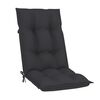 vidaXL Garden Reclining Chairs with Cushions 8 pcs Grey Acacia Wood