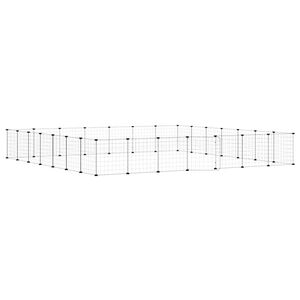 vidaXL Pet Cage | Black | Powder-coated steel | Large | Durable | Pet Cage