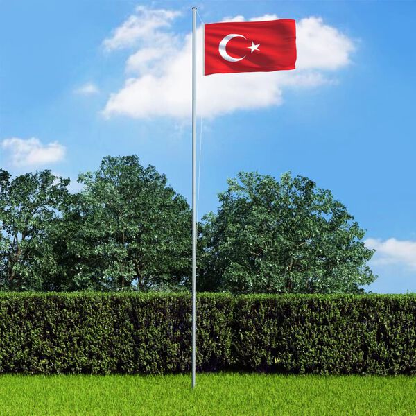 vidaXL Turkey Flag 90x150 cm