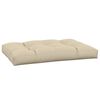 vidaXL Pallet Cushion Beige 120x80x12 cm Fabric
