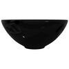 Ceramic Bathroom Sink Basin Black Round