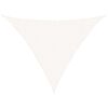 vidaXL Sunshade Sail 160 g/m&sup2; White 3.5x3.5x4.9 m HDPE