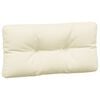 vidaXL Pallet Cushions 3 pcs Cream Fabric