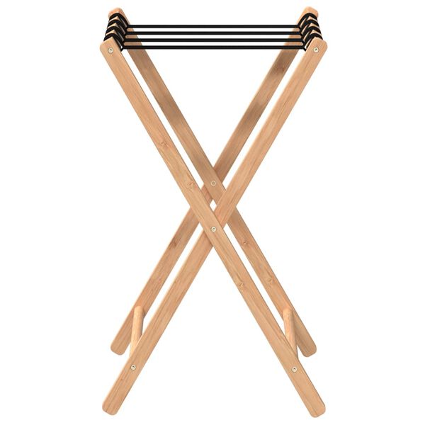 vidaXL Luggage Rack 68.5x38x58 cm Bamboo