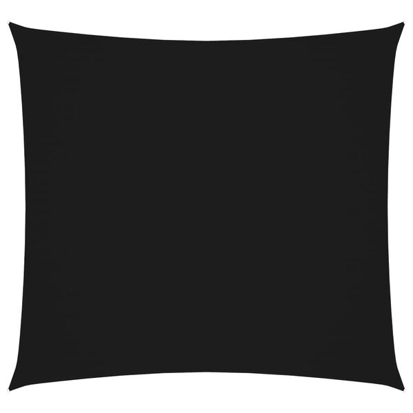 vidaXL Sunshade Sail Oxford Fabric Square 6x6 m Black