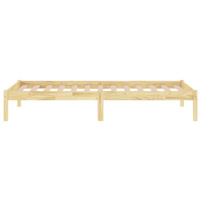 vidaXL Bed Frame without Mattress Solid Wood 90x200 cm