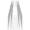 vidaXL Gabion Raised Bed Galvanised Steel 450x50x50 cm
