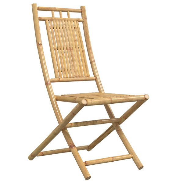 vidaXL Folding Garden Chairs 4 pcs 46x66x99 cm Bamboo