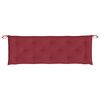 vidaXL Garden Bench Cushions 2pcs Wine Red 150x50x7cm Oxford Fabric