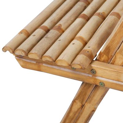 vidaXL Picnic Table 115x115x81 cm Bamboo