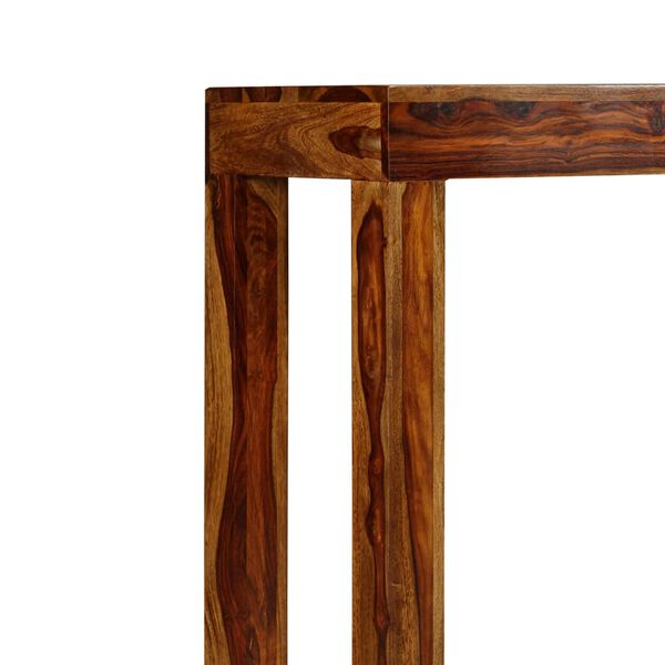 vidaXL Console Table Solid Acacia Wood 120x35x75 cm