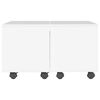 vidaXL Coffee Table High Gloss White 60x60x35 cm Engineered Wood