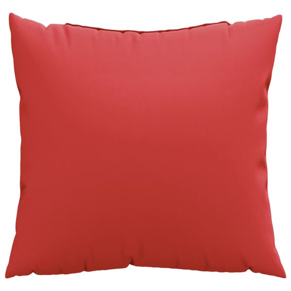 vidaXL Throw Pillows 4 pcs Red 60x60 cm Fabric
