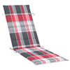 vidaXL Sun Lounger with Cushion Grey Solid Acacia Wood