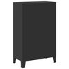 vidaXL Wardrobe Metal Industrial Style 67x35x107 cm Black