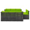 vidaXL 9 Piece Garden Pallet Lounge Set with Cushions Solid Pinewood