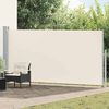vidaXL Retractable Side Awning 160 x 500 cm Cream