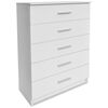 vidaXL Storage Cabinet | Matte white | Engineered wood | Medium