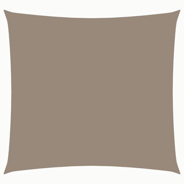 vidaXL Sunshade Sail Oxford Fabric Square 3.6x3.6 m Taupe