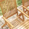 vidaXL Folding Garden Chairs 8 pcs Solid Acacia Wood