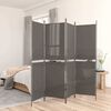 vidaXL 4-Panel Room Divider Anthracite 200x200 cm Fabric