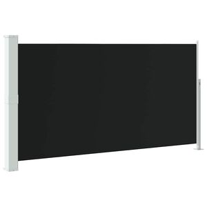 Patio Terrace Side awning 160 x 300 cm Black