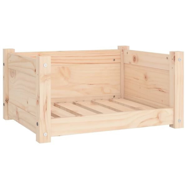 vidaXL Dog Bed 55.5x45.5x28 cm Solid Pine Wood