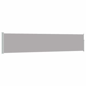 vidaXL Patio Retractable Side Awning 100x500 cm Grey