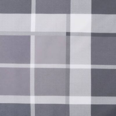 vidaXL Deck Chair Cushion Grey Check Pattern (75+105)x50x4 cm