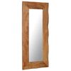 vidaXL Cosmetic Mirror 50x110 cm Solid Acacia Wood