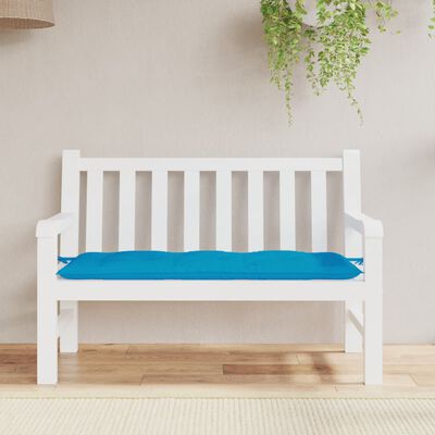 vidaXL Garden Bench Cushion Light Blue 120x50x7cm Oxford Fabric