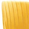 vidaXL Dining Chairs 2 pcs Yellow Velvet