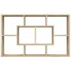 vidaXL Wall Shelf Sonoma Oak 85x16x52.5 cm Engineered Wood