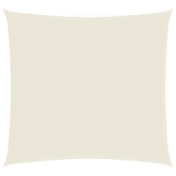 vidaXL Sunshade Sail Oxford Fabric Square 7x7 m Cream