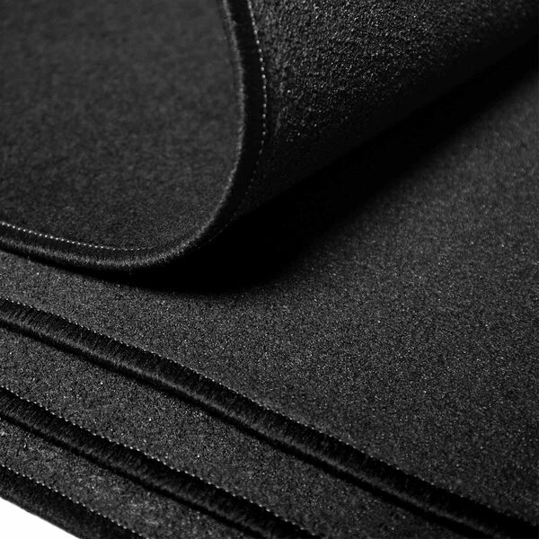 vidaXL Motor Vehicle Carpet Black Fabric
