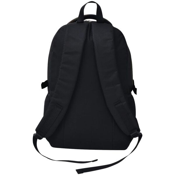 vidaXL School Backpack 40 L Black and Camouflage