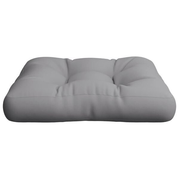 vidaXL Pallet Cushion Grey Fabric
