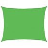 vidaXL Sunshade Sail 160 g/m&sup2; Light Green 6x8 m HDPE