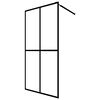 vidaXL Walk-in Shower Screen Frosted Tempered Glass 118x190 cm