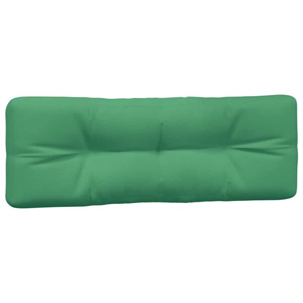 vidaXL Pallet Cushions 5 pcs Green Fabric