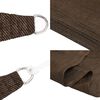 vidaXL Sunshade Sail 160 g/m² Brown 6x6x6 m HDPE